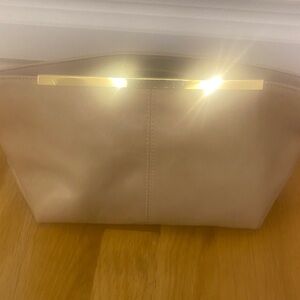 Express Gold Accent Tan Cosmetic Bag